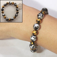 Load image into Gallery viewer, 8–10mm Black Onyx Dragon Beads Bracelet