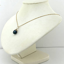 Load image into Gallery viewer, Black Pearl Pendant – 14k Yellow Gold with Claw Setting