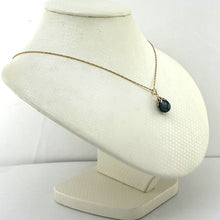 Load image into Gallery viewer, Black Pearl Pendant – 14k Yellow Gold with Claw Setting