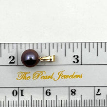 Load image into Gallery viewer, Black Pearl Mini Pendant – 14k Yellow Gold