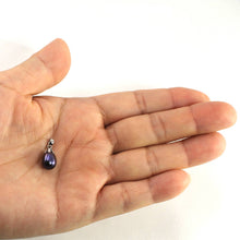 Load image into Gallery viewer, Black Pearl Pendant – 14k White Gold Claw Bail with Chain Options