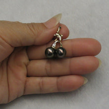 Load image into Gallery viewer, Black Tahitian Dolphin Pearl Pendant 14k
