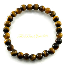 Load image into Gallery viewer, 6mm Brown Tiger Eye Stretchy Bracelet