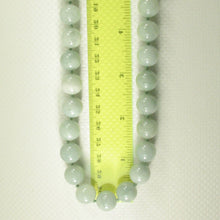 Load image into Gallery viewer, 10mm Celadon Jadeite Necklace – 14K Yellow Gold Clasp