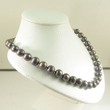 Load image into Gallery viewer, Chocolate Freshwater Cultured Pearl Hand-Knotted Necklace with Gold-Filled Clasp