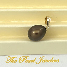 Load image into Gallery viewer, AAA Chocolate Freshwater Pearl Pendant – 14k Yellow Gold