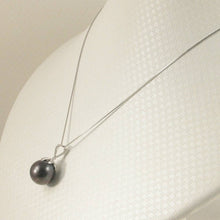 Load image into Gallery viewer, Black Tahitian Pearl &amp; Claw-Bail Diamond Accent Pendant 14k