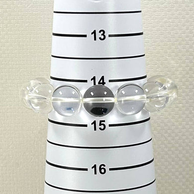 14mm Clear Crystal Beads Endless Bracelet