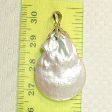 Load image into Gallery viewer, Coin Pearl Pendant – 14k Yellow Gold Bail