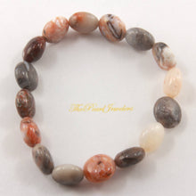Load image into Gallery viewer, 12mm Coin Shape Multi-Color Agate Beads Bracelet (B Version