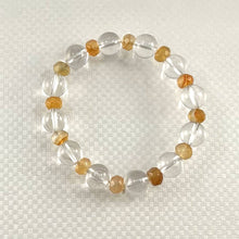 Load image into Gallery viewer, Crystal &amp; Agate Faceted Roundel Beaded Bracelet