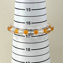 Load image into Gallery viewer, Crystal &amp; Agate Faceted Roundel Beaded Bracelet