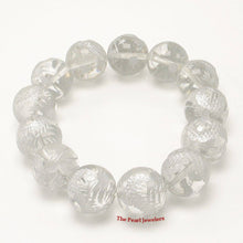 Load image into Gallery viewer, 14mm Crystal Dragon Beads Stretch Bracelet