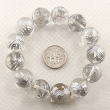 Load image into Gallery viewer, 14mm Crystal Dragon Beads Stretch Bracelet