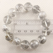 Load image into Gallery viewer, 14mm Crystal Dragon Beads Stretch Bracelet