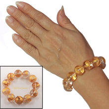 Load image into Gallery viewer, 16mm Crystal Golden Dragon Beads Bracelet