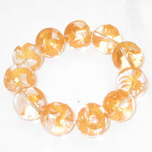 Load image into Gallery viewer, 18mm Crystal Golden Dragon Beads Bracelet