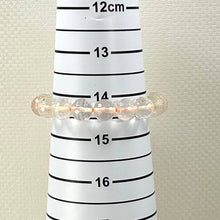 Load image into Gallery viewer, 10mm Faceted Crystal Quartz Beads Endless Bracelet