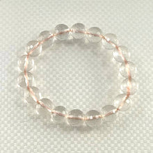 Load image into Gallery viewer, 10mm Faceted Crystal Quartz Beads Endless Bracelet