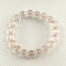 Load image into Gallery viewer, 10mm Faceted Crystal Quartz Beads Endless Bracelet