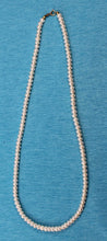 Load image into Gallery viewer, 4mm White Button Pearl Strand Necklace