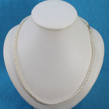 Load image into Gallery viewer, 4mm White Button Pearl Strand Necklace
