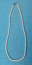 Load image into Gallery viewer, 4mm White Button Pearl Strand Necklace