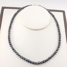 Load image into Gallery viewer, Mini Peacock Freshwater Pearl Strand Necklace with 14K Gold-Filled Clasp