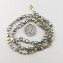 Load image into Gallery viewer, Dark Gray Baby Baroque Pearl Necklace