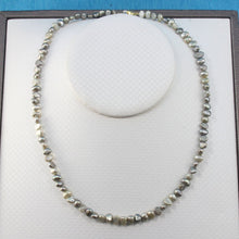 Load image into Gallery viewer, Dark Gray Baby Baroque Pearl Necklace
