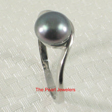 Load image into Gallery viewer, Solid Sterling Silver .925 Divot-Design Freshwater Pearl Solitaire Ring