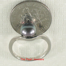Load image into Gallery viewer, Solid Sterling Silver .925 Divot-Design Freshwater Pearl Solitaire Ring