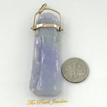Load image into Gallery viewer, Double-Sided Exquisite Carving Bamboo Jade Pendant