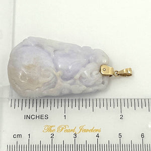 Double-Sided Exquisite Carving Cucurbit Jade Pendant Necklace
