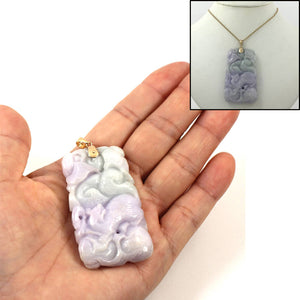 Double-Sided Exquisite Carving Fruits Design Jade Pendant