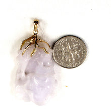 Load image into Gallery viewer, Double-Sided Exquisite Carving Lotus Water Lily Jadeite Pendant