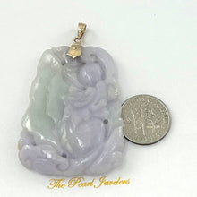 Load image into Gallery viewer, Double-Sided Exquisite Carving Lotus &amp; Mandarin Duck Jade Pendant Necklace