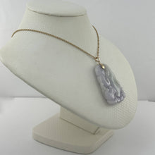 Load image into Gallery viewer, Double-Sided Exquisite Carving Lotus &amp; Mandarin Duck Jade Pendant Necklace