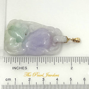 Double-Sided Exquisite Carving Rabbit Design Jade Pendant