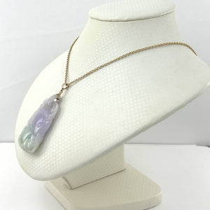 Double-Sided Exquisite Carving Rabbit Design Jade Pendant