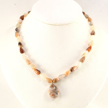 Load image into Gallery viewer, Drop-Shaped Multi-Color Agate Necklace