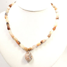 Load image into Gallery viewer, Drop-Shaped Multi-Color Agate Necklace