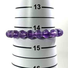 Load image into Gallery viewer, 8mm Faceted Amethyst Stretchy Bracelet