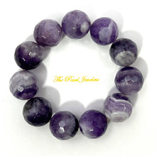 Load image into Gallery viewer, 16mm Amethyst Super Seven Cape Beads Stretchy Bracelet
