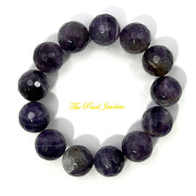 Load image into Gallery viewer, 14mm Amethyst Super Seven Cape Beads Stretchy Bracelet