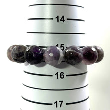 Load image into Gallery viewer, 14mm Amethyst Super Seven Cape Beads Stretchy Bracelet