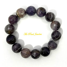 Load image into Gallery viewer, 14mm Amethyst Super Seven Cape Beads Stretchy Bracelet