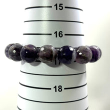 Load image into Gallery viewer, 14mm Amethyst Super Seven Cape Beads Stretchy Bracelet