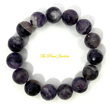 Load image into Gallery viewer, 14mm Amethyst Super Seven Cape Beads Stretchy Bracelet