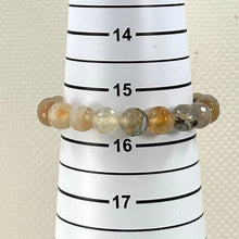 Load image into Gallery viewer, 10mm Multicolor Faceted Agate Gemstone Beads Stretch Bracelet